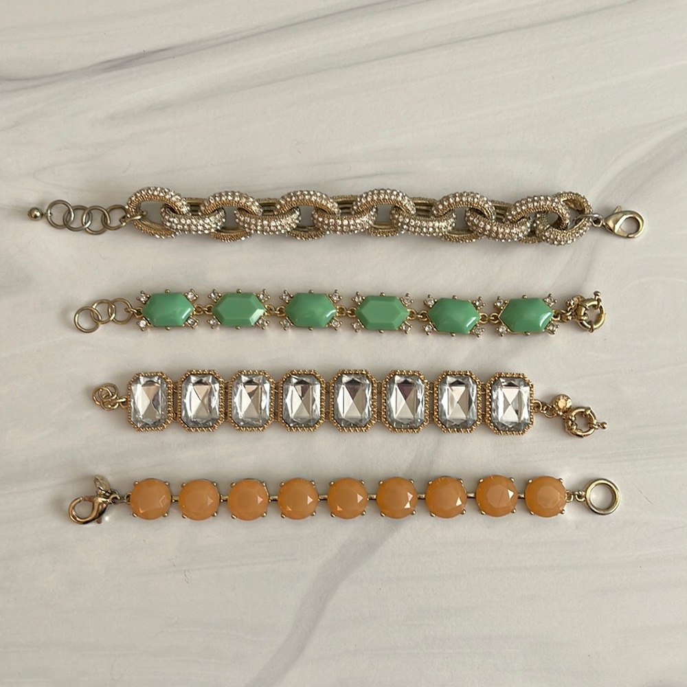 Set of 4 J.Crew bracelets